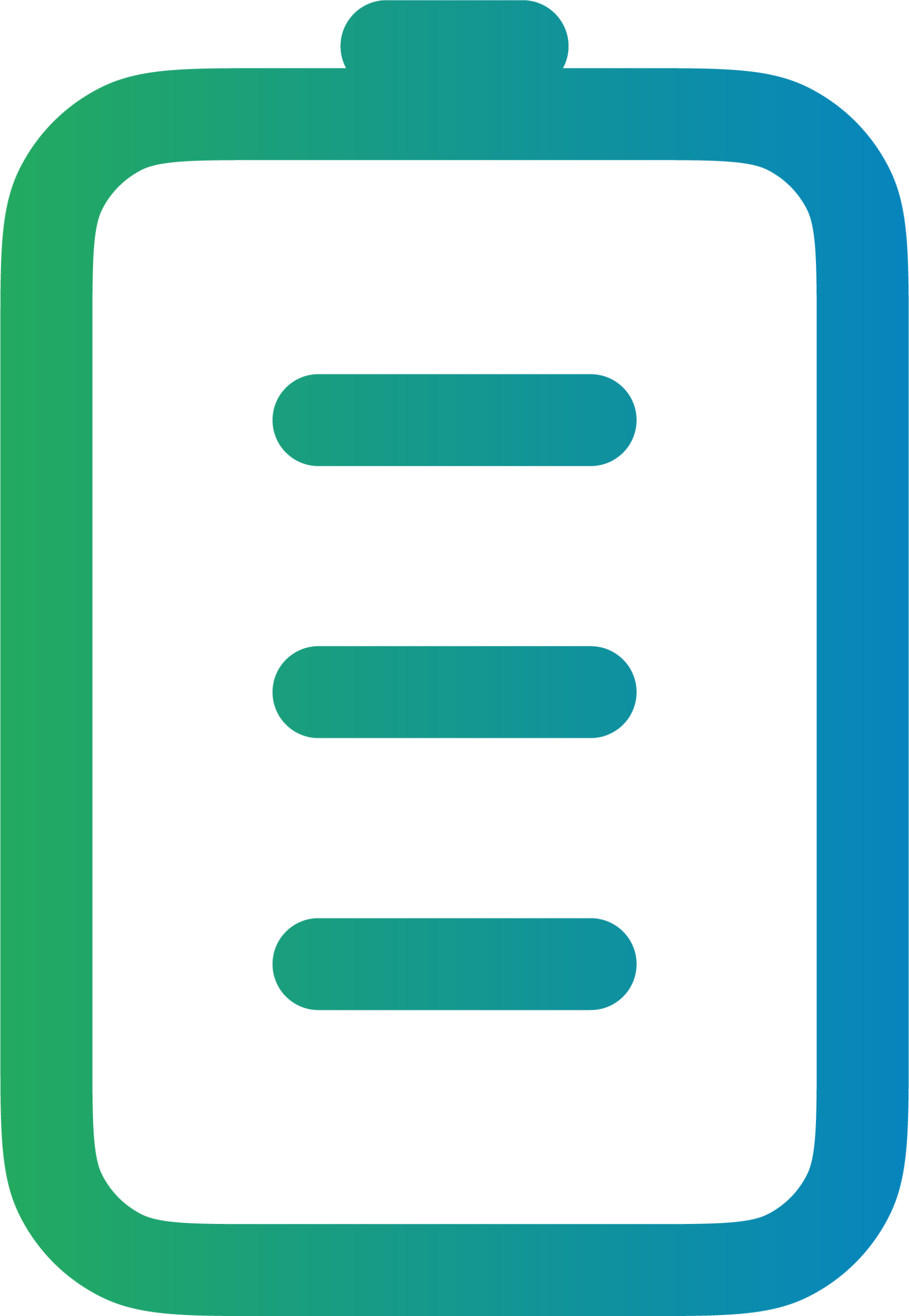 Icona gradiente batteria