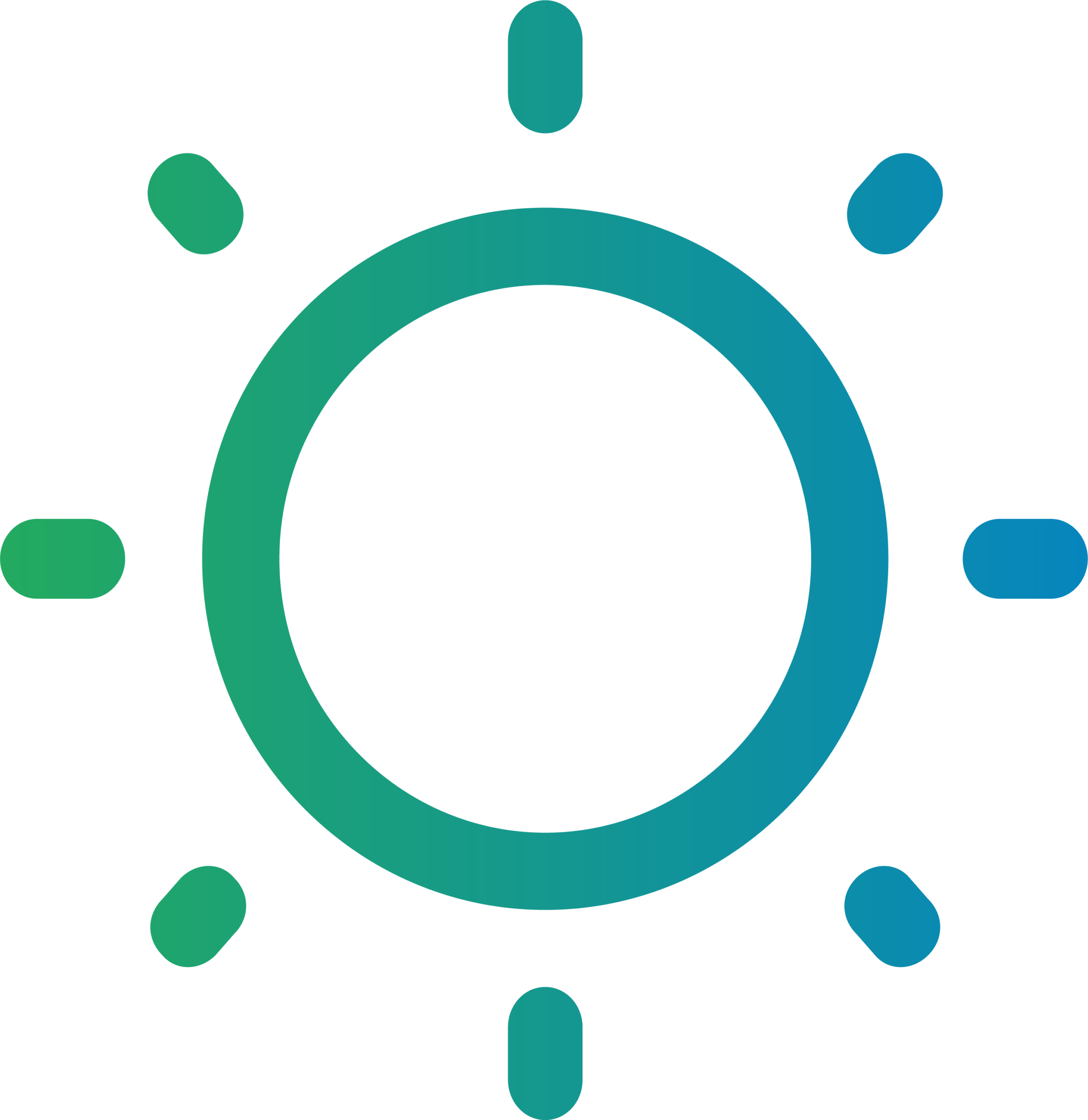 Icona gradiente sole